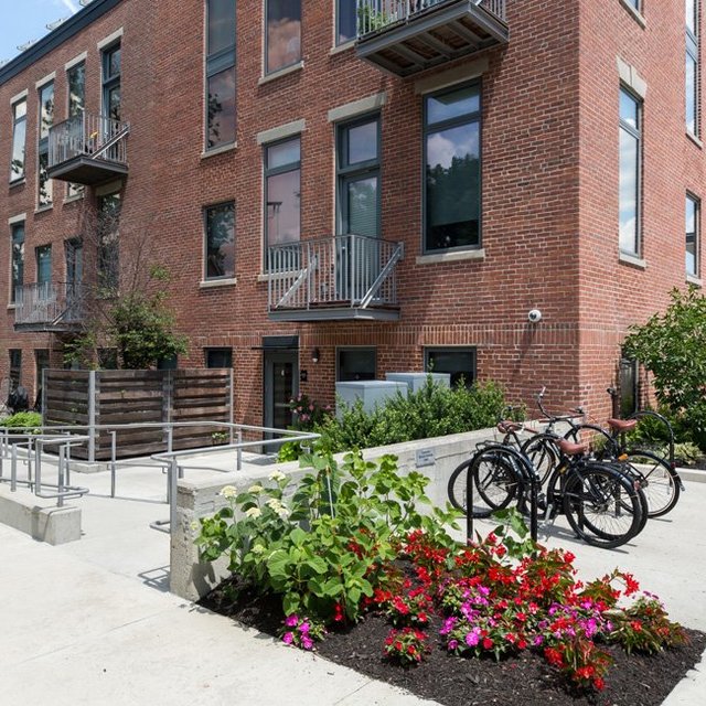  The Wyeth - Apartment Facade and Bike Parking