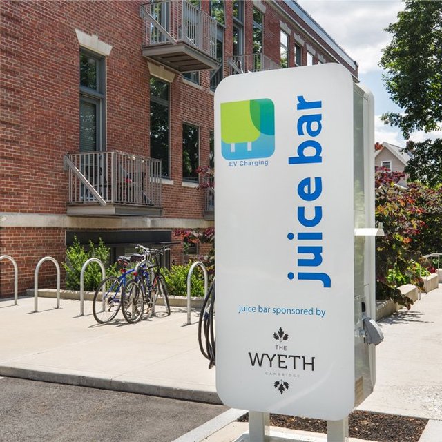 The Wyeth - Apartment Facade and Bike Parking